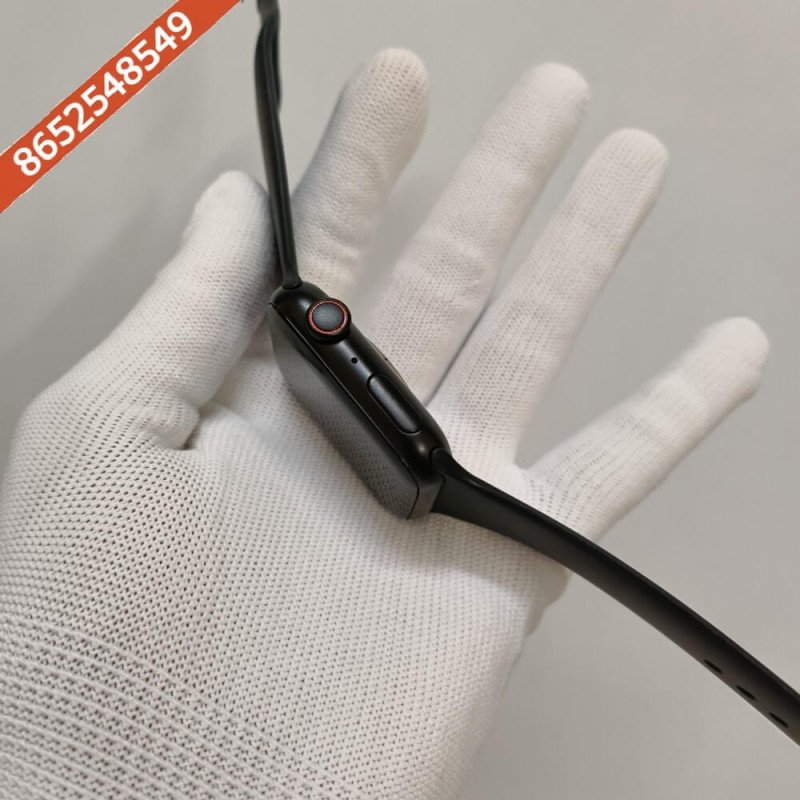 First Copy Apple Watch Series 7 Black Strap 45mm - Image 4