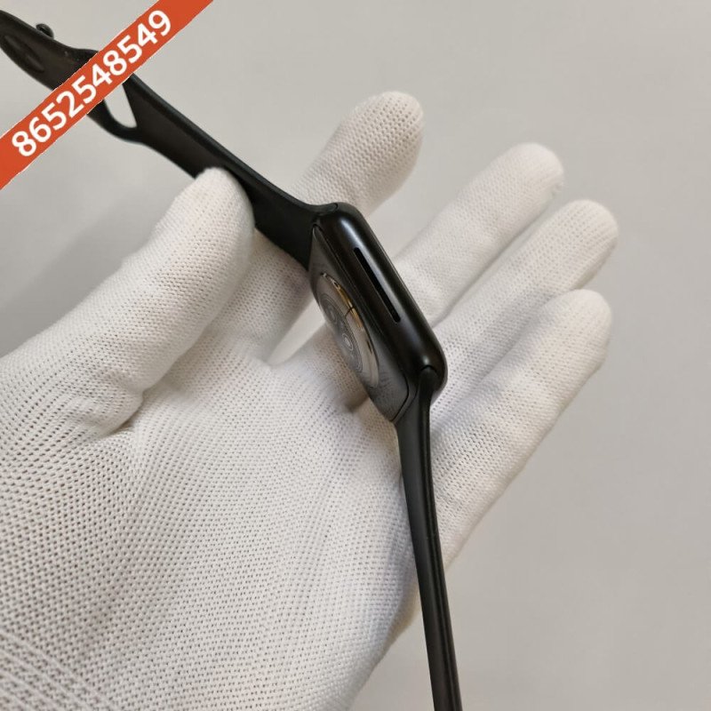 First Copy Apple Watch Series 7 Black Strap 45mm - Image 3