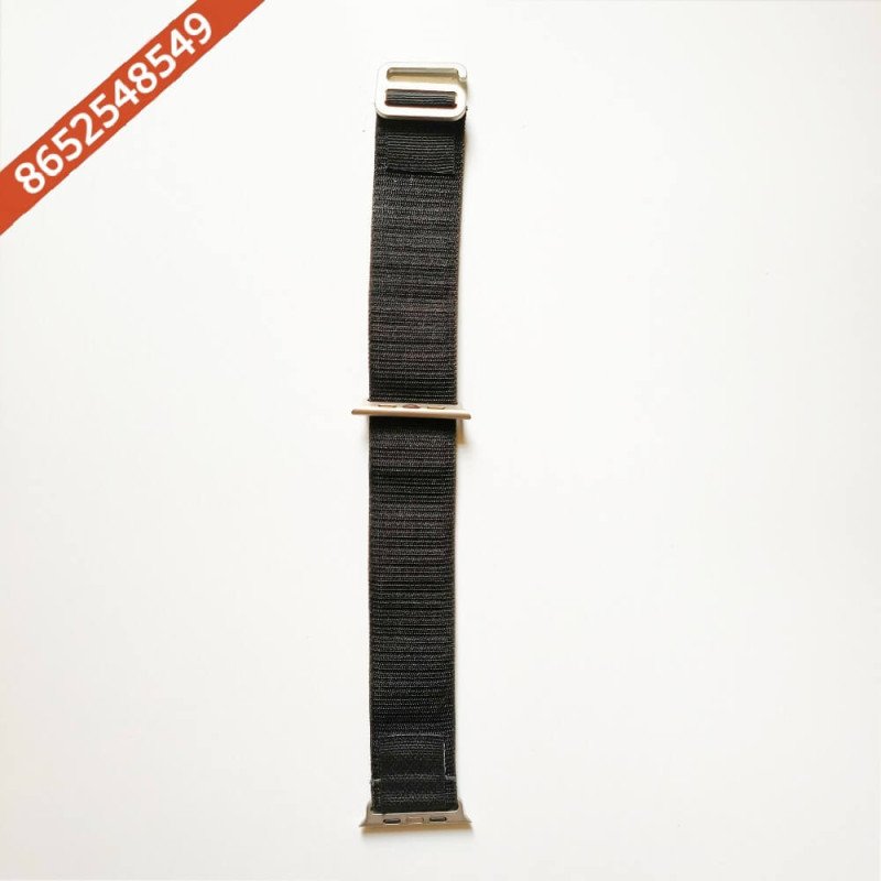 Apple Watch Series 8 Ultra Black Loop Strap - Image 2