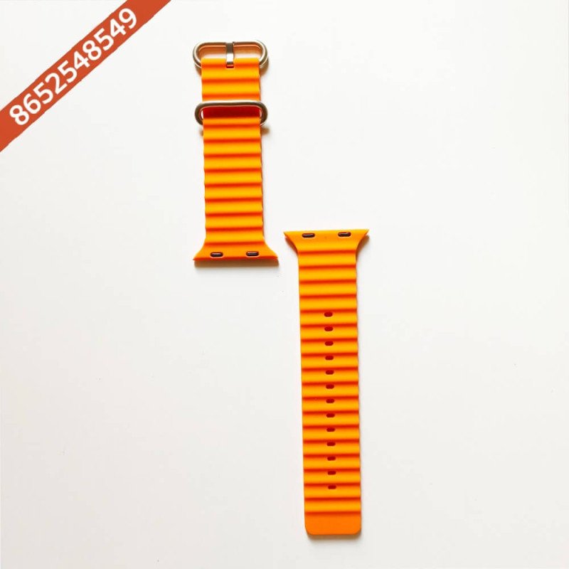 Apple Watch Series 8 Ultra Orange Ocean Band - Image 2