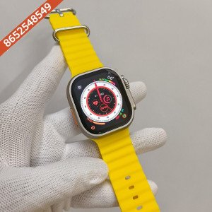 Premium Apple Watch Series 8 Ultra Titanium Case Edition 49mm With Yellow Ocean Band