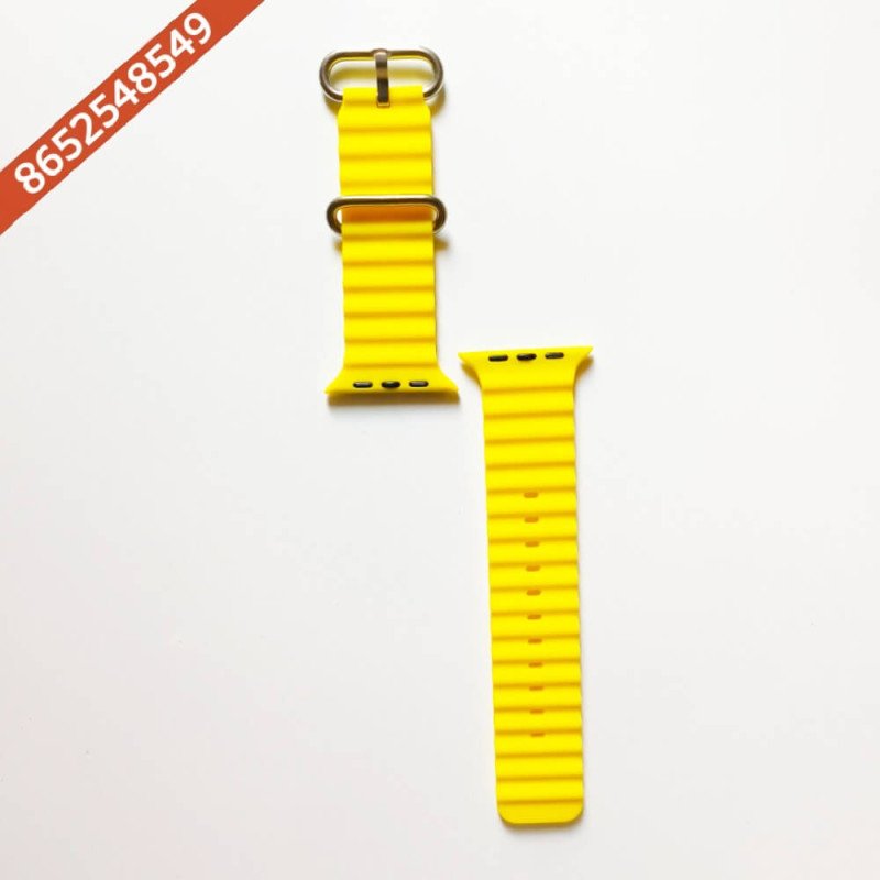 Apple Watch Series 8 Ultra Yellow Ocean Band - Image 2