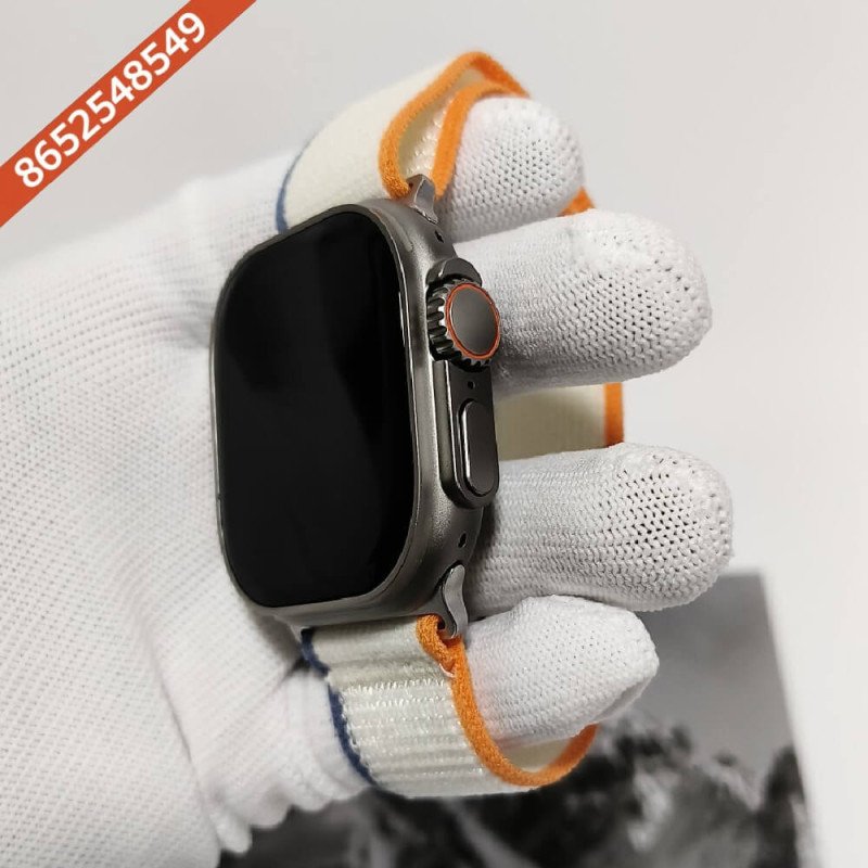 PREMIUM APPLE WATCH ULTRA 2 EDITION ORANGE BEIGE - Image 4