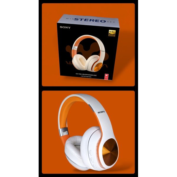 SONY EXTRA BASS™ HEADPHONES  CH - 720 SHOWSTOPPER WALKMAN ORANGE COLOUR - Image 3