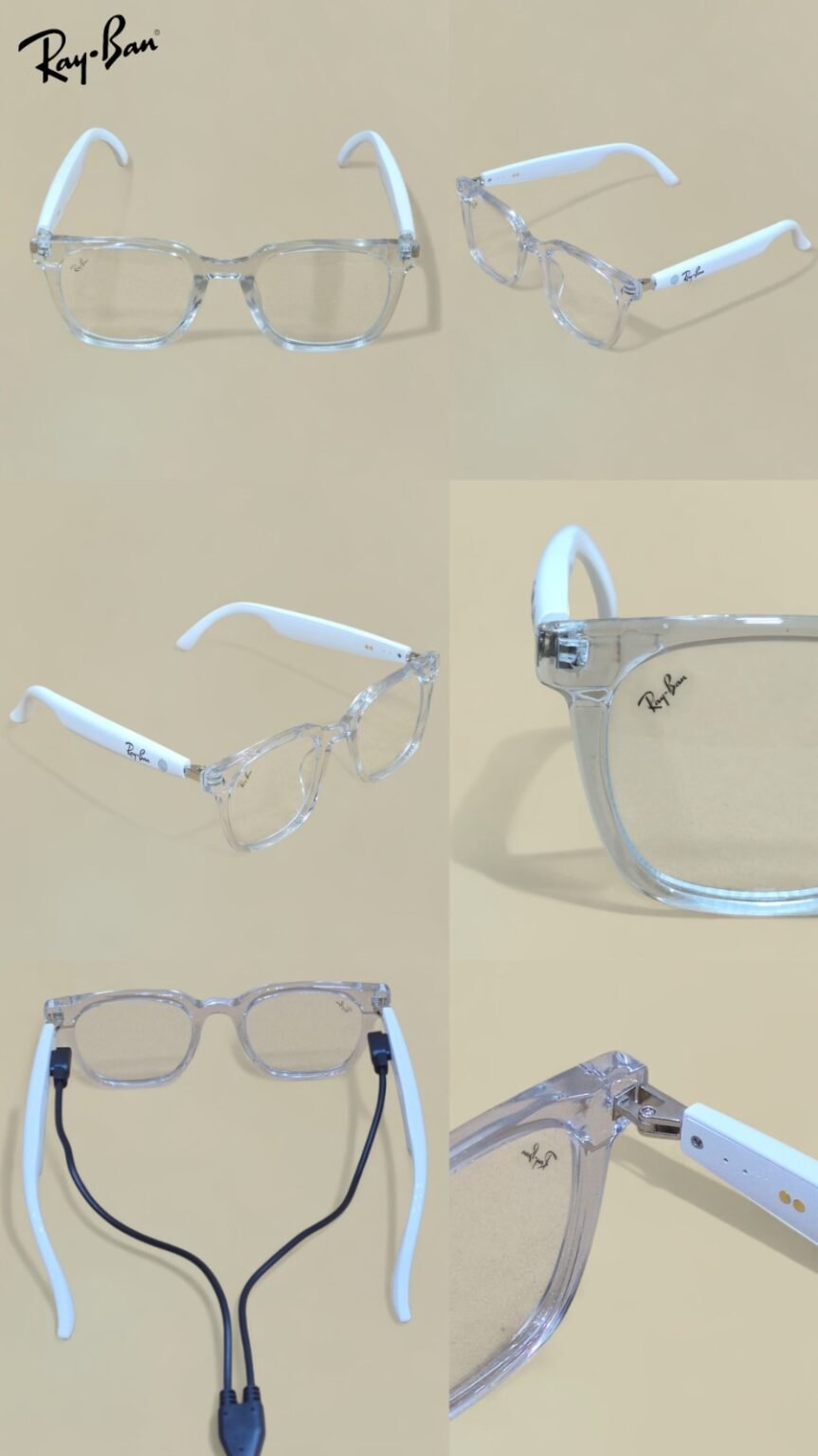 Ray - Ban WAY-FARER PHANTOM ™ Smart Audio Glasses White Glasses - Image 2