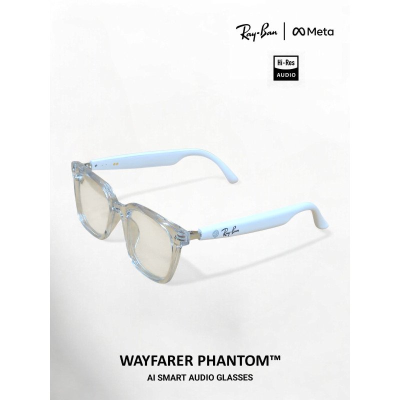Ray - Ban WAY-FARER PHANTOM ™ Smart Audio Glasses Blue Glasses