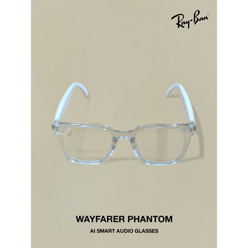 Ray - Ban WAY-FARER PHANTOM ™ Smart Audio Glasses White Glasses
