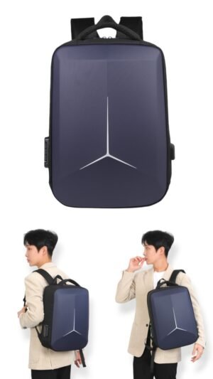Mercedes 3D HardShell Backpack Blue colour