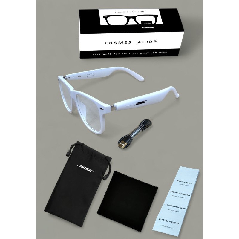 BOSE FRAMES ALTO™ Smart Audio Glasses White Glasses - Image 5